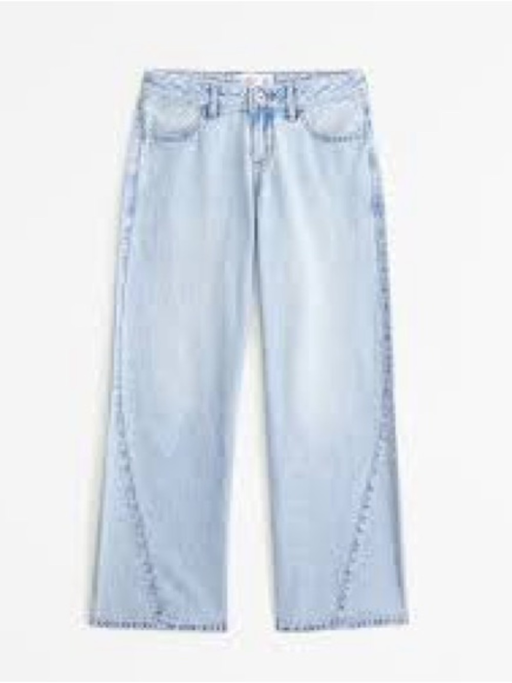 Girl’s Abercrombie & Fitch Light Blue Wide-Leg Jeans